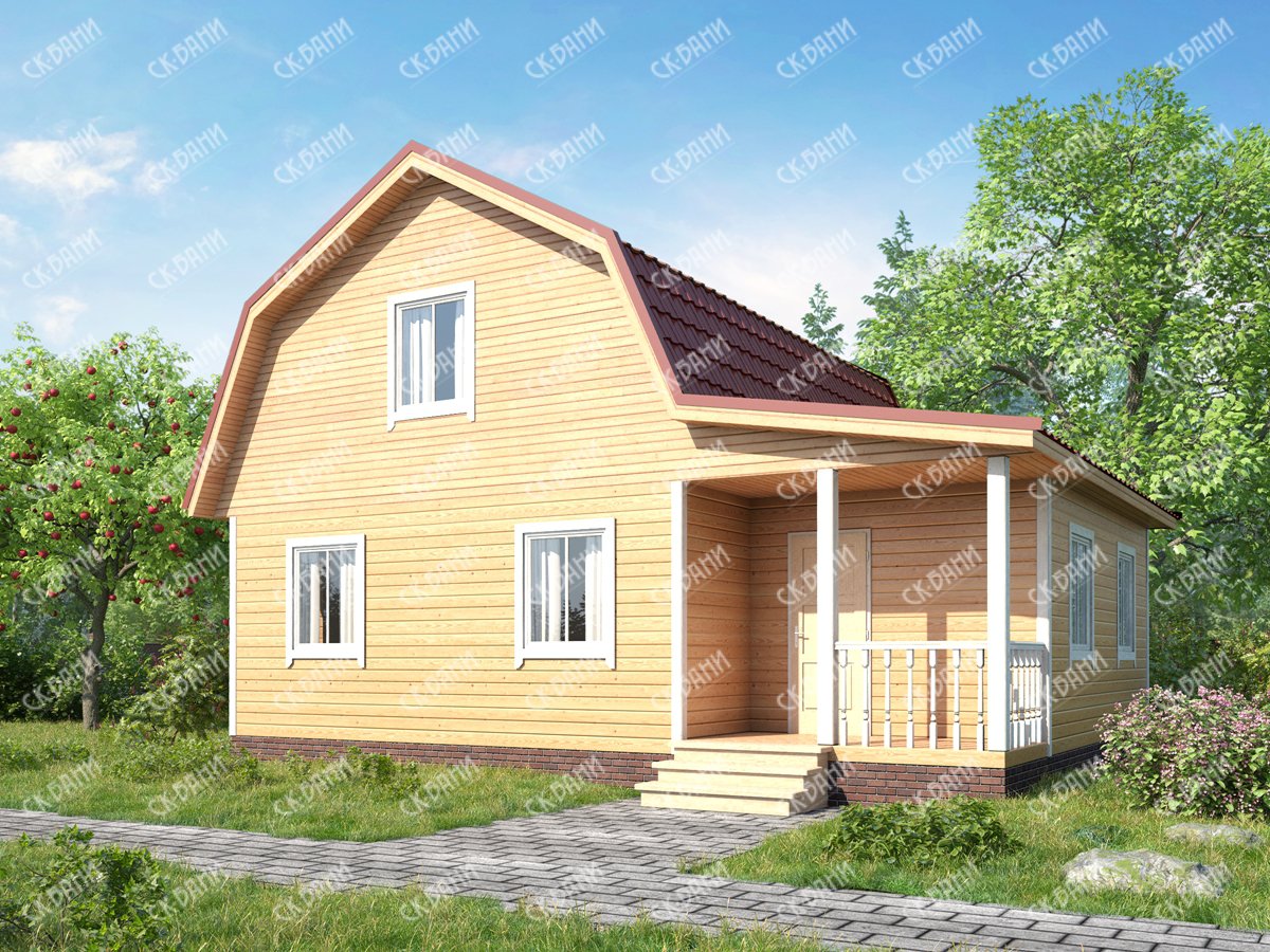 Дом из бруса 7х9 «Варун»