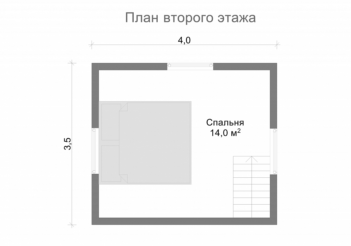 Сруб из бруса 4х5 «Макарий»2