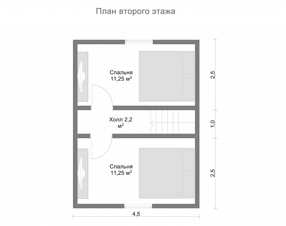 Дом из бруса 6х6 «Нестор»2