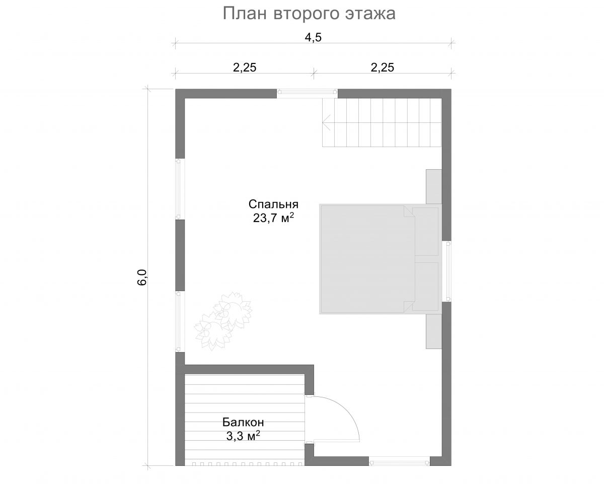 Сруб из бруса 6х6 «Тарас»2